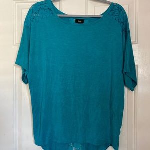 Mossimo Green Short sleeve shirt